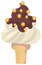 (s085-1) Cute Ice Cream Cone