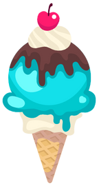 (s085-1) Cute Ice Cream Cone