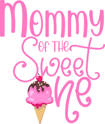 (s085-5-A) Family of the Sweet One 17 Ice Cream Cone Style Options