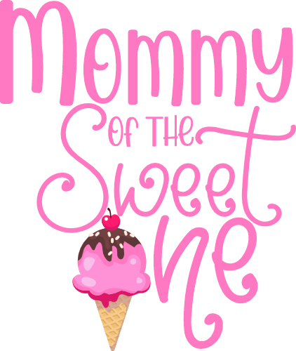 (s085-5-A) Family of the Sweet One 17 Ice Cream Cone Style Options