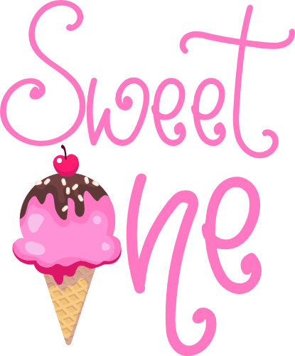 (s085-5-A) Sweet One 16 Ice Cream Cone Style Options