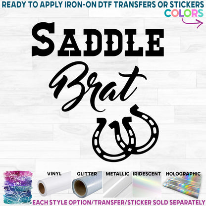 (s087) Saddle Sister, Saddle Sisters, Saddle Brat Horseshoes