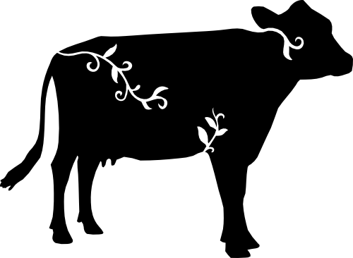 (s008-2-A) Vine Swirl Cow
