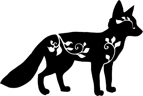 (s008-1-H) Vine Swirl Fox