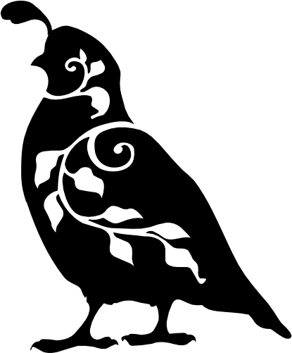 (s008-1-I) Vine Swirl Quail