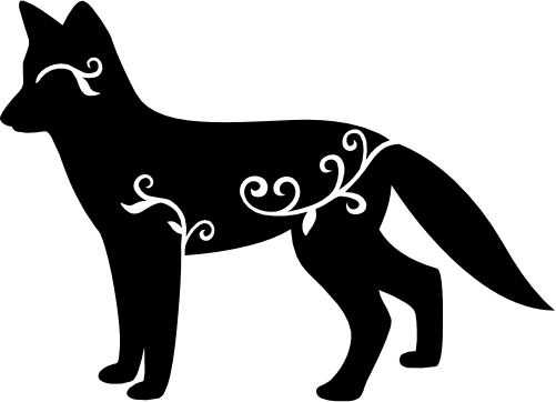 (s008-1-M) Vine Swirl Fox