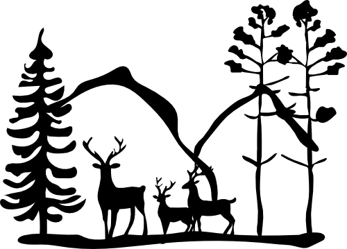 (090-03-P) Wild Mountain Deer