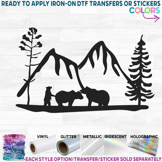 (s090-3-T) Wild Mountain Bear
