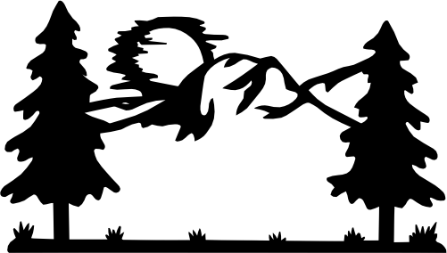 (090-01-B) Mountains Sunrise Sunset