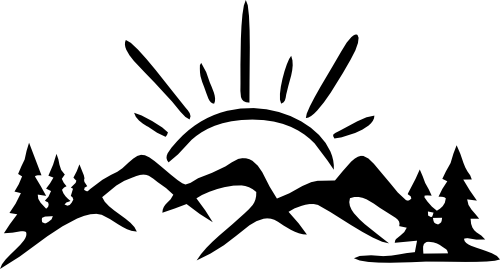 (090-01-I) Mountains Sunrise Sunset