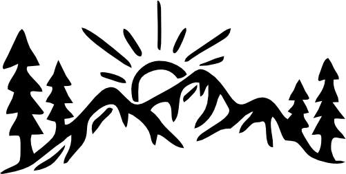 (090-01-J) Mountains Sunrise Sunset