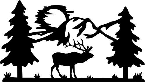 (090-03-H) Wild Mountain Elk