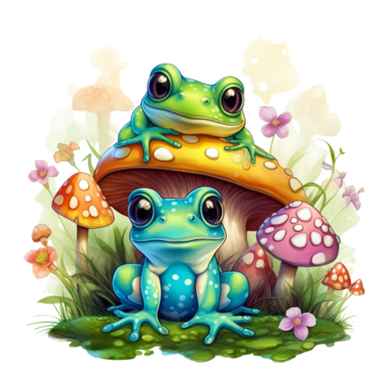 (s094-2-1Z)  Frog Mushrooms