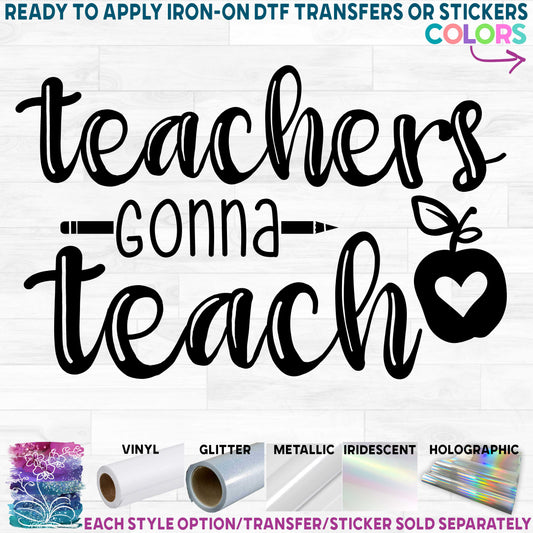 (s095-1K) Teachers gonna Teach