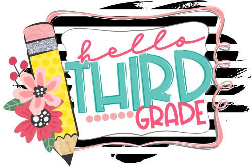 (s095-1O) Back to School First Day Hello