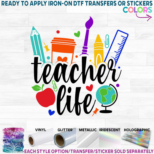 (s095-1Z) Teacher Life Print