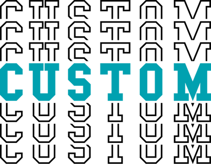 (097-02) Super Stacked Custom Text