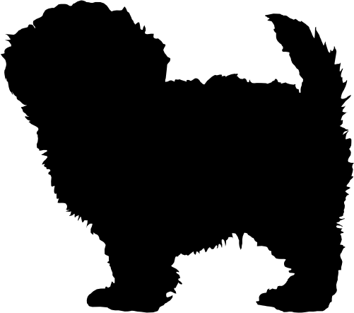 (009-01-5H) Puppy Dog Silhouette