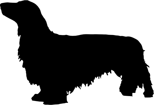 (009-01-2I) Dog Silhouette