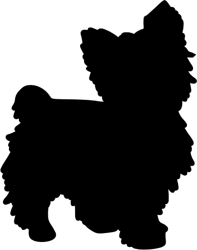 (009-01-4A) Dog Silhouette