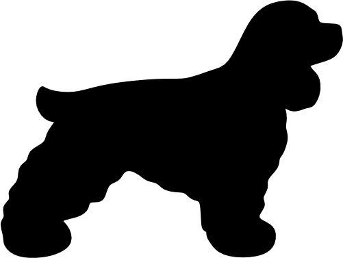 (009-01-4Q) Dog Silhouette