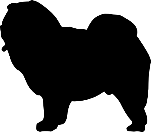 (009-01-1I) Dog Silhouette