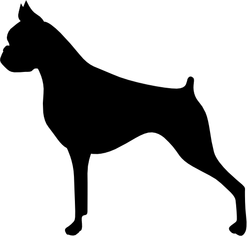 (009-01-1Q) Dog Silhouette