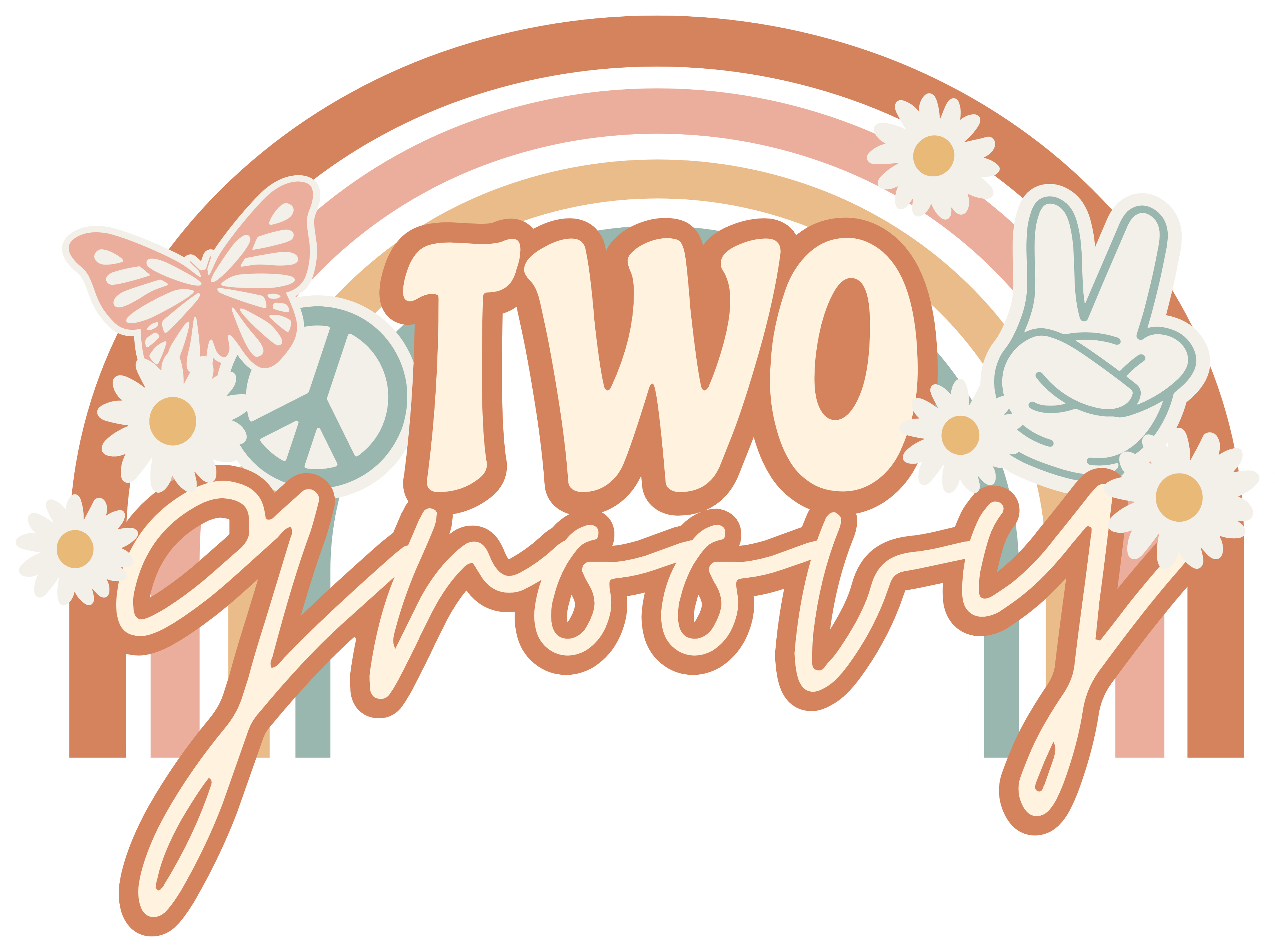 PPB-006 Two Groovy 9inch Glitter