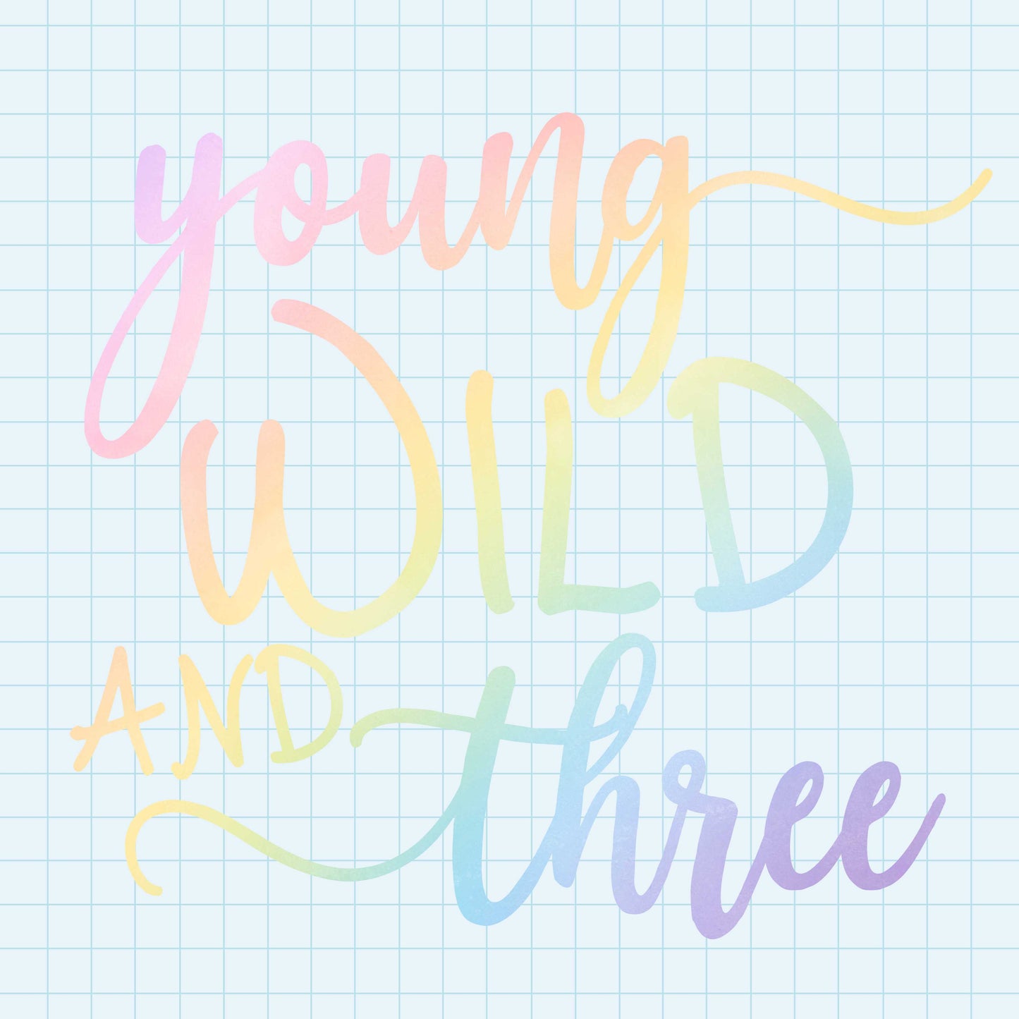 PPB-40 Young Wild and Three 9 inch Glitter
