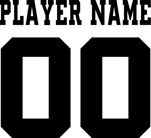 (cpn-1) Midday Champy Custom Player Name & Number