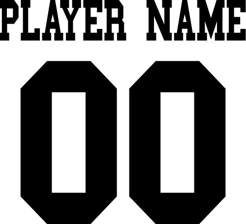 (cpn-1) Sport Champs Custom Player Name & Number