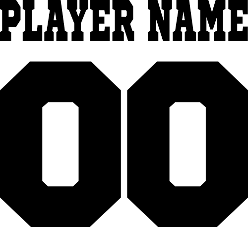 (cpn-1) Sportsworld Custom Player Name & Number