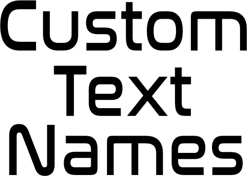 (ct-001) Nasalization Custom Text Names Numbers