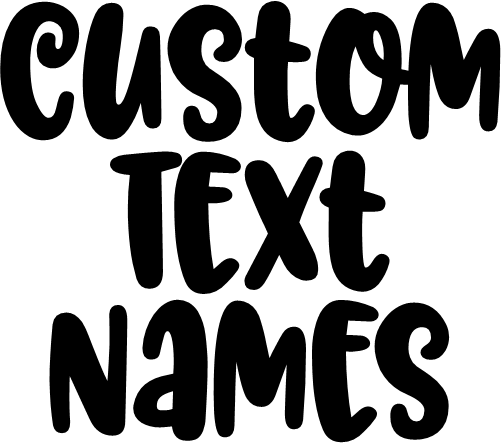 (ct-001) Trillian Custom Text Names Numbers