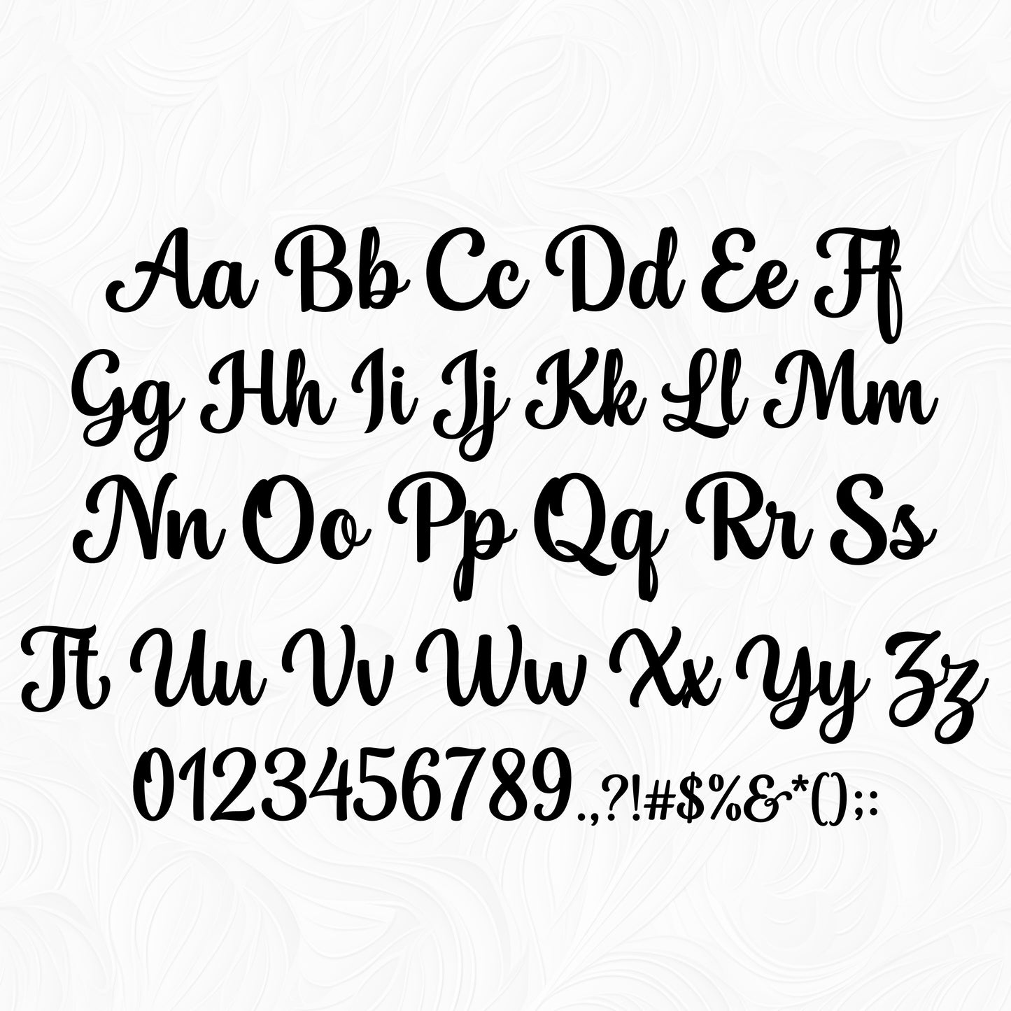(s97-G11) Script Font Custom Name Text or Single Letter Number Glitter or Vinyl Iron-On Transfer or Sticker