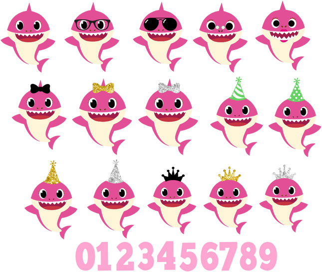 (409-01-1B) Baby Shark Girl