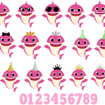 (409-06-G) Baby Shark Custom Family