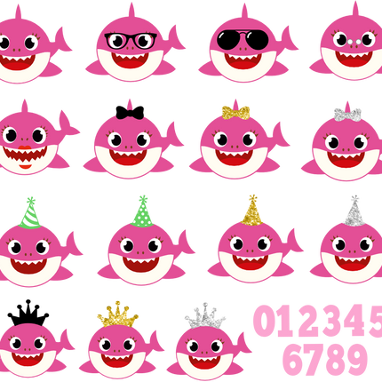(409-09-G) Baby Shark Custom Family