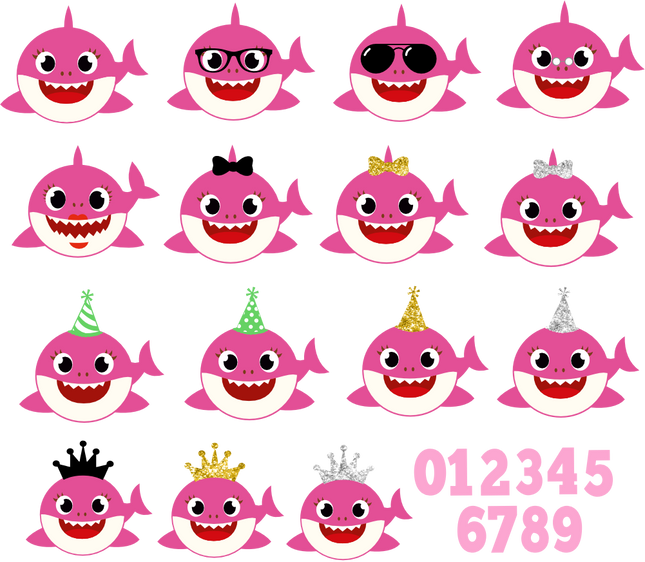 (409-09-G) Baby Shark Custom Family