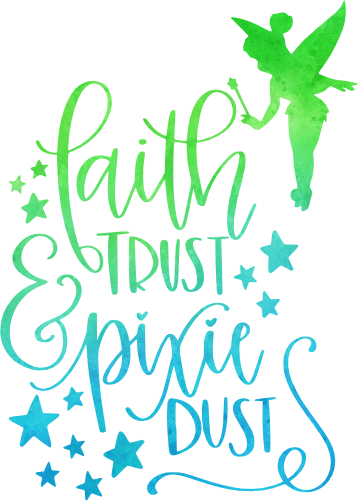 (351-D5-23) Faith Trust & Pixie Dust