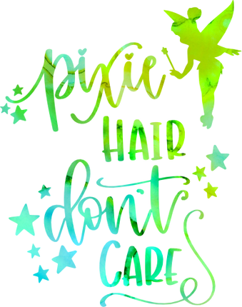 (351-D5-22) Pixie Hair Don't Care