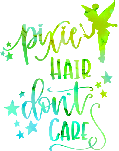 (351-D5-22) Pixie Hair Don't Care