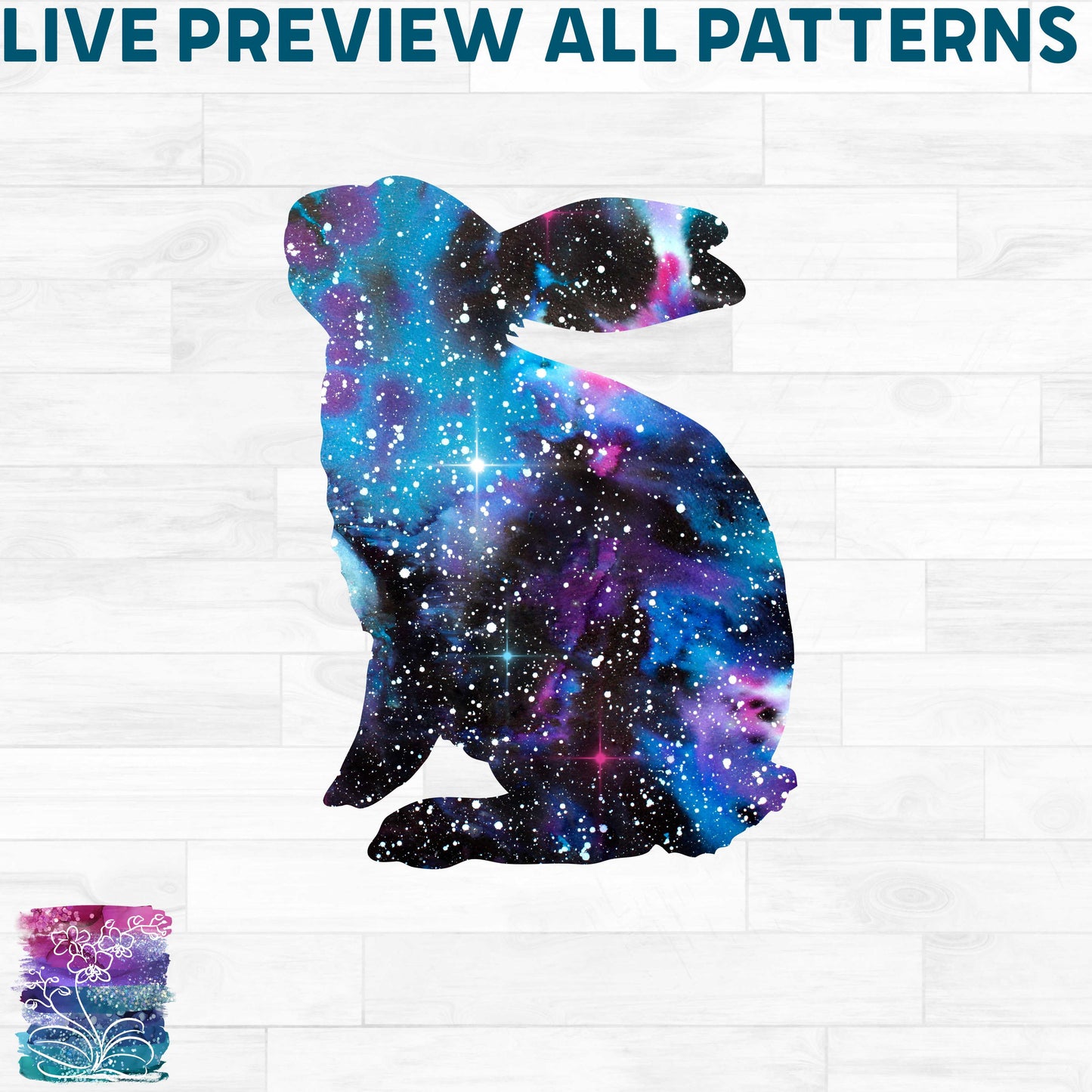 Live Preview All Colors & Patterns - Design Layer Only