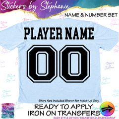 Collection image for: Fonts (custom text/names/numbers)