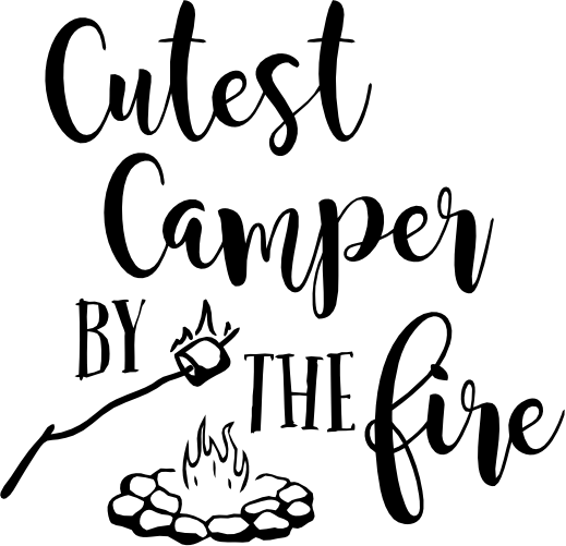 (228-04-I) Cutest Camper by the Campfire Camping