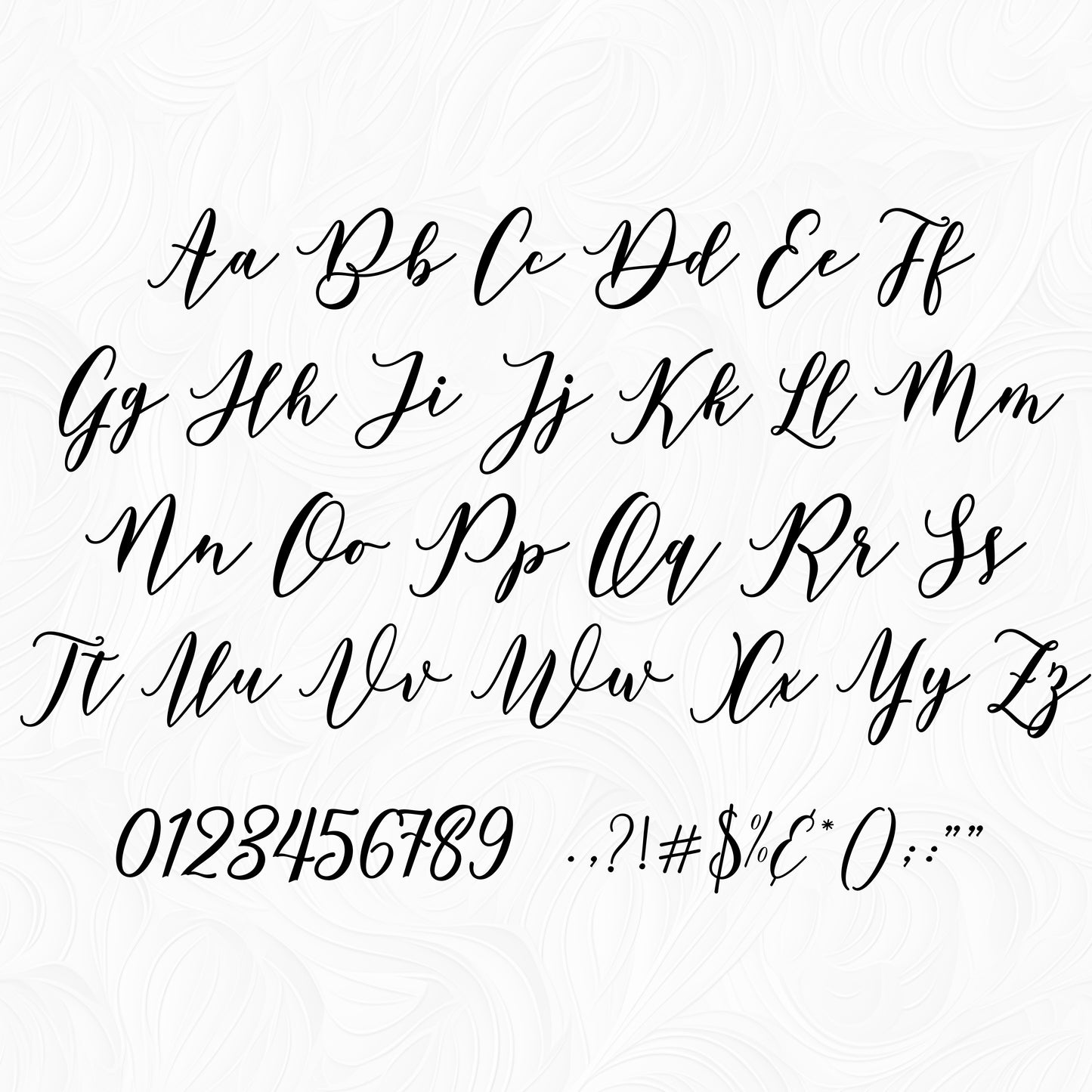(s97-W14) Script Font Custom Name Text or Single Letter Number Glitter or Vinyl Iron-On Transfer or Sticker