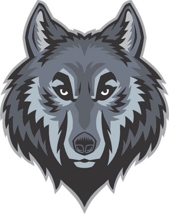 (145-1A-44) Wolf Mascot