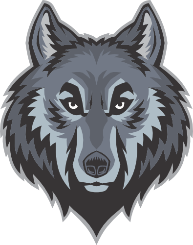 (145-1A-44) Wolf Mascot