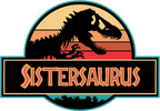 (244-07-C14) Retro Jurassic Family Dinosaur Custom