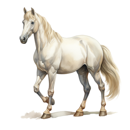 (s398-1-1K)  Watercolor Horse